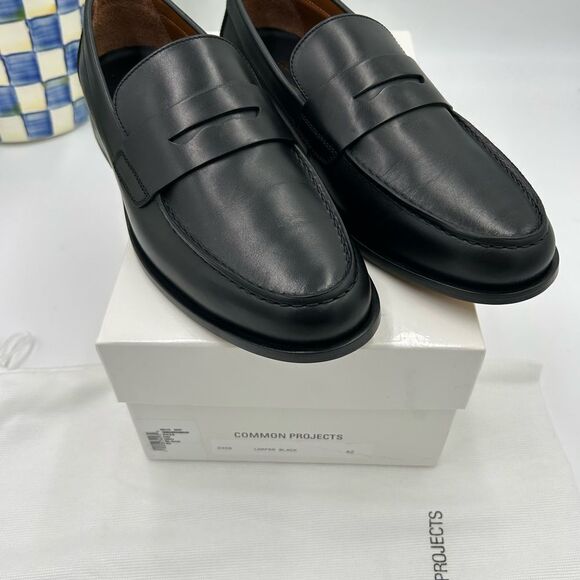 Men’s common project, leather penny loafers size 42 made in Italy - Picture 5 of 11